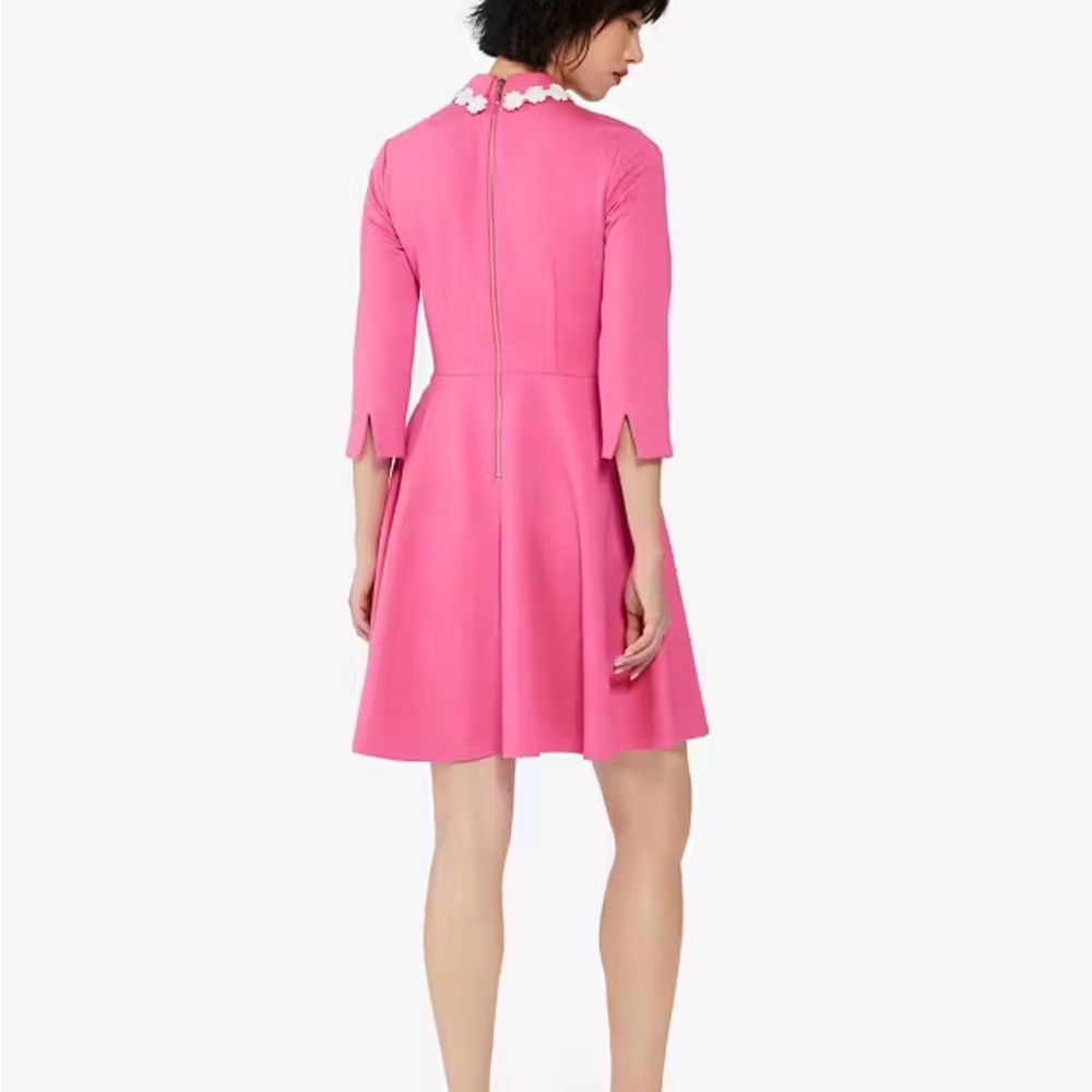 NWT Kate Spade floral collar Ponte dress - Picture 2 of 5